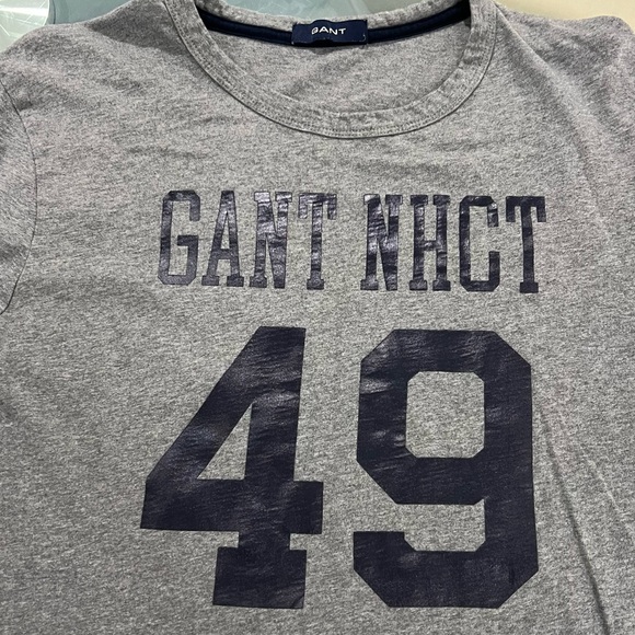 Men's GANT NHCT Navy Blue Cotton Crew Neck Long Sleeve Pullover Size large - Picture 4 of 6